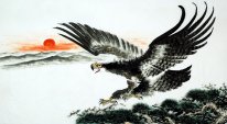 Орел - китайской живописи