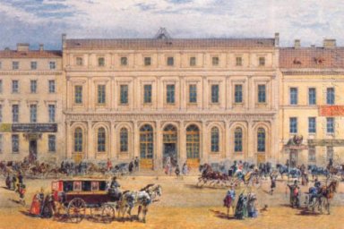 Vista de la tienda por departamentos Passazh en 1848