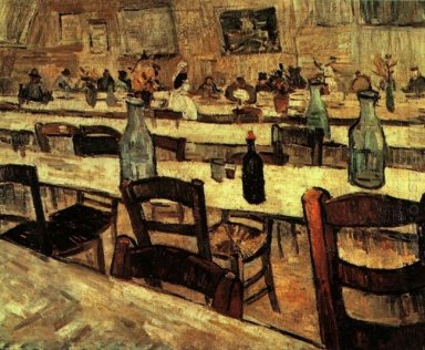 Innenraum eines Restaurants in Arles 1888