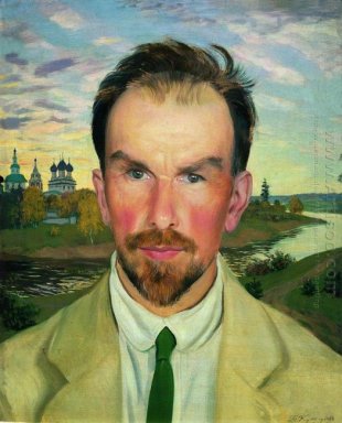 Porträtt av en konsthistoriker och Restorer Alexander Anisimov 1