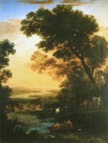 Landskap med flyg in i Egypten 1663