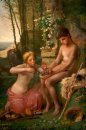 Veer Daphnis en Chlo" 1865