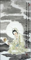 Guanshiyin, Guanyin - Chinesische Malerei