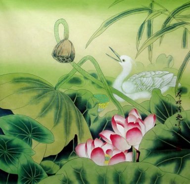 Hawthorn-Duck-semi-manuale - pittura cinese