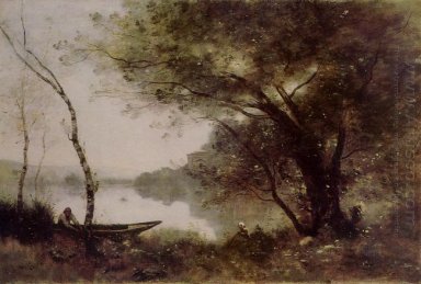 Den Boatmen Of Mortefontaine 1870