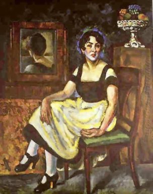 Portrait Of A Woman Dengan Cermin