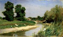 Landscape With River and Trees