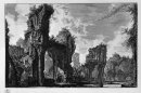Reruntuhan Of Sixtus Atau Kedua Of The Great Hall Of The Antonin