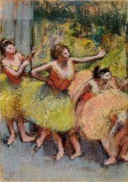 dansare i grönt och gult