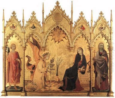 The Annunciation with St. Margaret and St. Ansanus