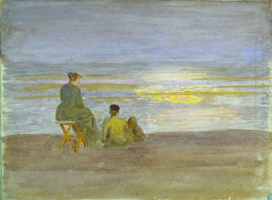 Man and Woman on the Beach