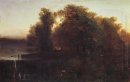 'S avonds landschap 1861