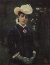 Portret van E K Deryagina 1879