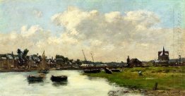 Hamnen i Trouville 1875