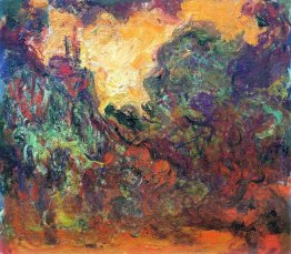 O Artista S House View From A Rose Garden 1924