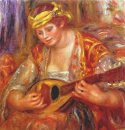 Mujer con una mandolina 1919
