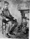Man Duduk By Kompor The Pauper 1882