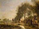Le Sin Le Noble route près de Douai 1873 1