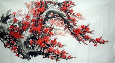 Plum - kinesisk målning