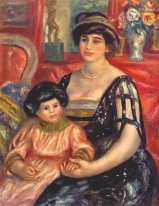 Retrato de Madame Duberville Com Seu Filho Henri 1910