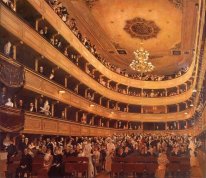 Auditorium dans le vieux Burgtheater , à Vienne
