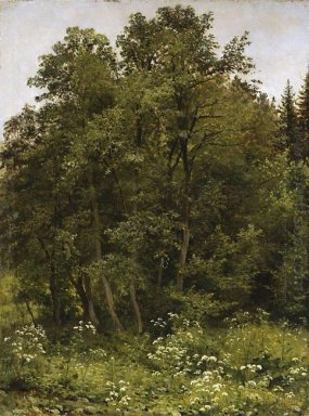 Vid kanten av skogen 1885