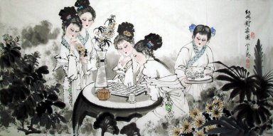 Belles Dames - peinture chinoise