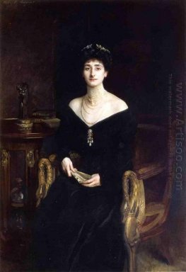 Portrait Of Mrs Ernest G Raphael Nee Florence Cecilia Sassoon 19