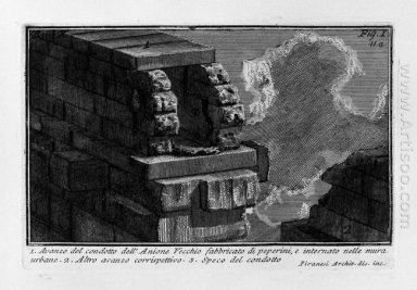 The Roman Antiquities T 1 Piring Xi Perkotaan Walls 1756