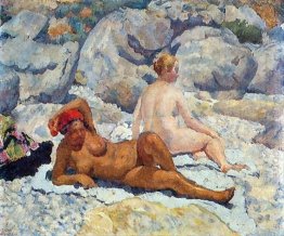Gurzuf. De praia feminino