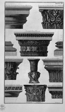 Berbagai Capitals Villa Albani S Prisca Praxedes Ss Clement Etc