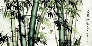 Bamboe - Chinees schilderij