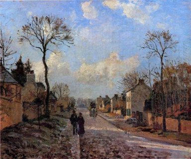 Een weg in louveciennes 1872