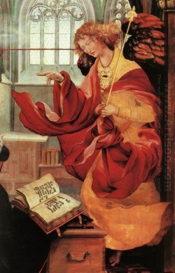 Arcángel Gabriel Detalle De La Anunciación de El Isenheim