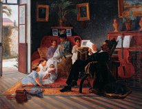 Van Adolfo Pinto scène de famille