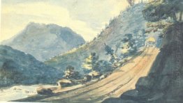 The road in the mountains
