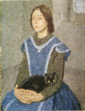 Ragazza Con Il Gatto