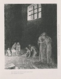 In The Shadow People Are Weeping And Praying Surrounded By Other