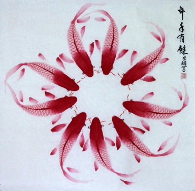 Ikan - Lukisan Cina