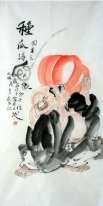 Abóbora-merece - Pintura Chinesa
