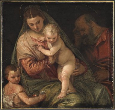 La Sagrada Familia con el niño San Juan Bautista