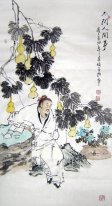 Chá, do homem idoso - Pintura Chinesa