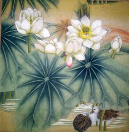 Lotus - kinesisk målning