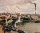 Morgen bedeckt Tag Rouen 1896
