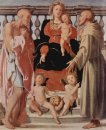 Madonna Dengan St Francis Dan St Jerome 1522