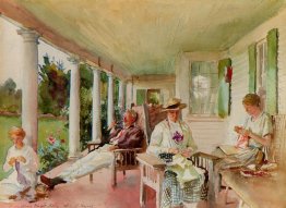On The Verandah Ironbound Pulau Maine