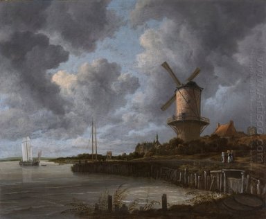 Tower Mill at Wijk bij Duurstede, Nederländerna