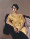 Elena em uma túnica amarela 1909