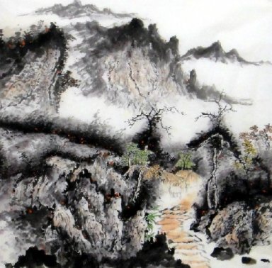 Village Countryside - Chinese Painting