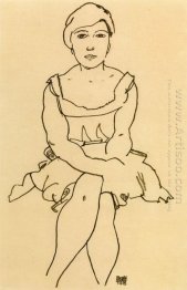 sitting woman 1918